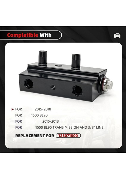 125071000 Araba Trans Sıvı Term Bypass Chevy Silverado Gmc Sierra Için 1500 W 2015-2018 8L90 Şanzıman Bypass Valfı (Yurt Dışından) modelleri