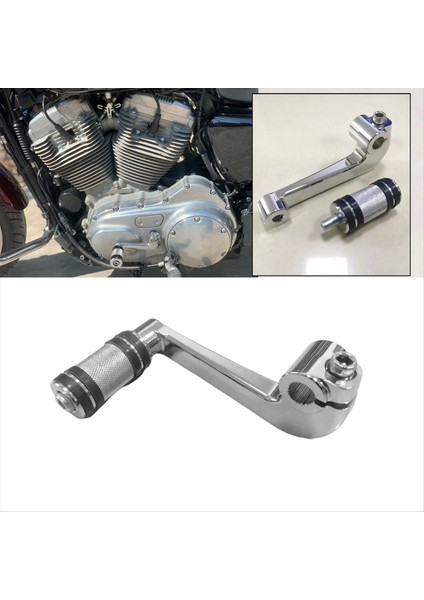 Harley Sportster Için Pedallı Krom Orta Kontrol Vites Kolu Vites Değiştirici XL883 1200 2004-2023 Lever Shifter Pedal (Yurt Dışından) modelleri