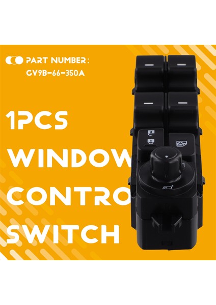 Mazda 6 Atenza 2014-2018 Lhd Için Sol Ön Elektrikli Cam Kontrol Anahtarı Cam Camı Kaldırma Düğmesi GV9B-66-350A (Yurt Dışından) fırsatları