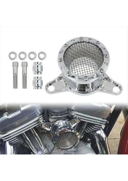 Motosiklet Retro Alüminyum Hava Filtresi Değiştirilmiş Cnc Filtre Aksesuarları Harley Için Hava Temizleyici X48 XL883 XL1200 04-2014 A (Yurt Dışından) modelleri