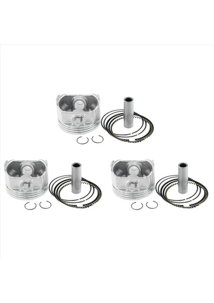 3set 65 5mm Motosiklet Piston Halkası 15MM Pin Yüzük Kiti Silindir Piston Conta Lifan Zongshen CB250CC Motor Atv (Yurt Dışından)