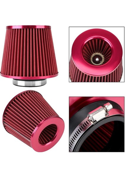 76MM Hava Filtresi Kafası Filtresi Egzoz Filtresi Alım Filtresi Evrensel Araç Malzemeleri Mavi (Yurt Dışından) fırsatları