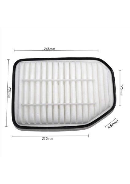 2x 53034019AD Hava Filtresi Chrysler Jeep Için Hava Izgara Araç Malzemeleri (Yurt Dışından) fırsatları