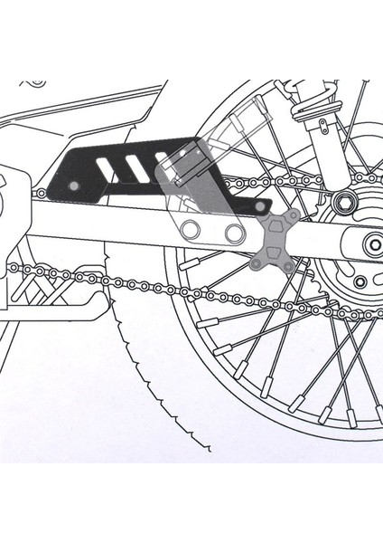 Ön Dişli Guard Kapak Honda CT125 Ct 125 2023 Motosiklet Aksesuarları Zincir Koruyucu (Yurt Dışından) fırsatları
