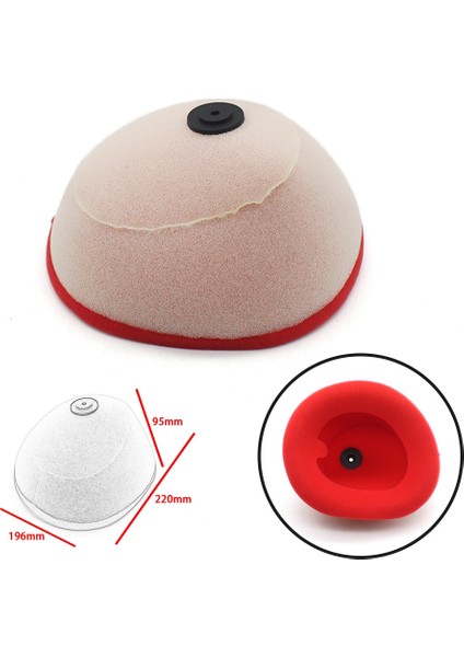 Honda CRF250R Crf 250R 2010- 2013 CRF450R 450R 2009-2012 Için Motosiklet Hava Temizleyici Filtresi (Yurt Dışından) indirimleri