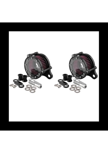 2x Hava Temizleyici Filtre Sistemi Kiti Sportster XL883 XL883N XL883R XL883P Demir 883 Kırk Sekiz XL1200X 04-16 (Yurt Dışından)