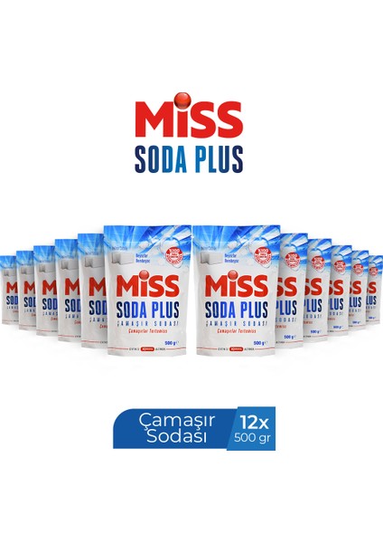 Miss Soda Plus 500 gr x 12 Adet