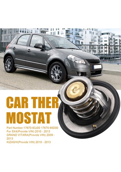 17670-63J00 17670-65D00 Suzuki Için Motor Soğutucu Termostat 10-13 Sx4 Grand Vitara (Yurt Dışından) fırsatları