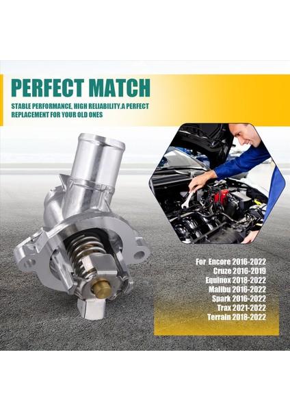 12656949 12669633 Chevrolet Için Buick Için Motor Soğutucu Termostat Montajı Cruze Equinox Malibu Gmc 12673413 (Yurt Dışından) indirimleri