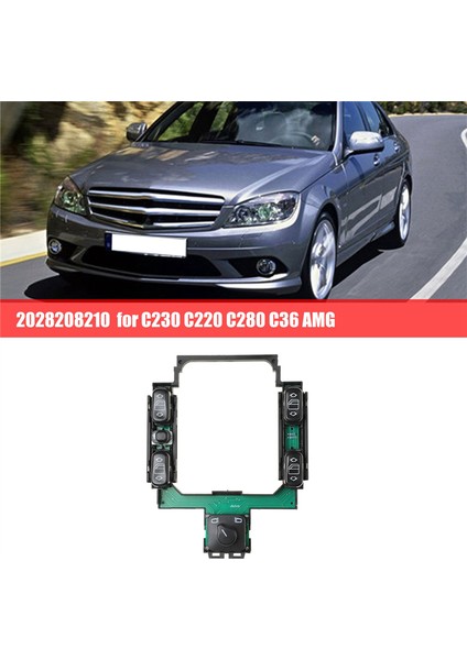 2028208210 Mercedes Benz C230 C220 C280 C36 Amg Için Pencere Ana Anahtarı Cam Kaldırma Anahtarı (Yurt Dışından) modelleri