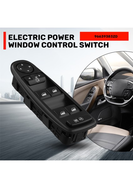 6554YH Car Master Elektrikli Cam Kontrol Anahtarı Citroen C4 I Grand Picasso 2007-2014 6554.YH 96639383ZD (Yurt Dışından) fırsatları