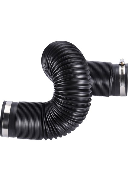 Evrensel Esnek Araç Motoru Soğuk Hava Emme Hortum Giriş Hortum Besleme Tüp Boru Konektörlü (Yurt Dışından)