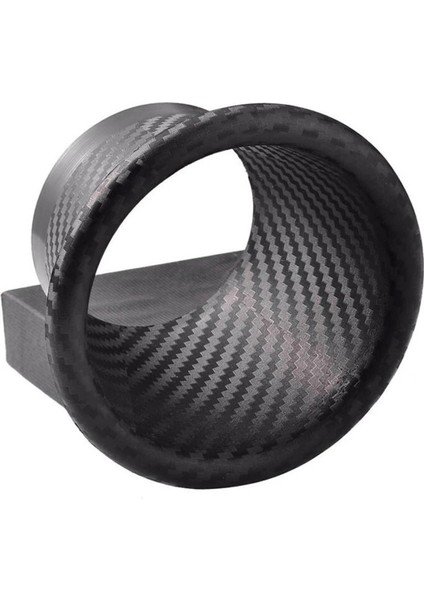 2 Set Araç Ön Tampon Turbo Hava Emme Borusu Türbin Huni Kiti Karbon Fiber Stil Otomatik Turbo Hava Alım Borusu Kiti (Yurt Dışından) indirimleri