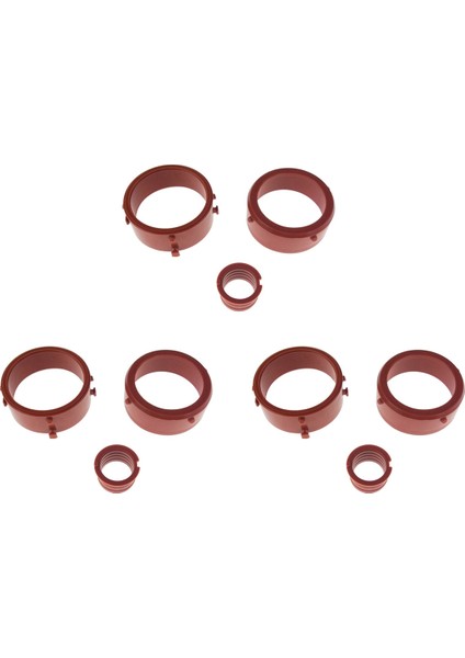 3x Turbo Emme Seal + Giriş Contası + Mercedes Benz OM642 A6420940080 + A6420940580 + A6420940480 (Yurt Dışından)