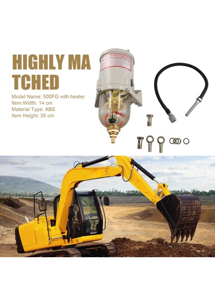 500FG Isıtıcı Dizel Motorlu Yakıt Su Ayırıcısı 2010 Pm Filtre Yakıt Su Ayırıcı Montaj Ağır Kamyon 24V (Yurt Dışından) indirimleri