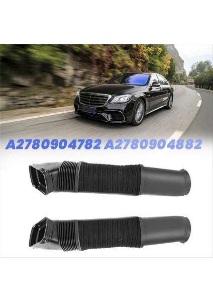1paır Aracı Hava Kanılım Hortumu Mercedes Benz W221 W216 S500 CL550 CL63AMG M278 2006-2013 A2780904782 A2780904882 (Yurt Dışından) indirimleri