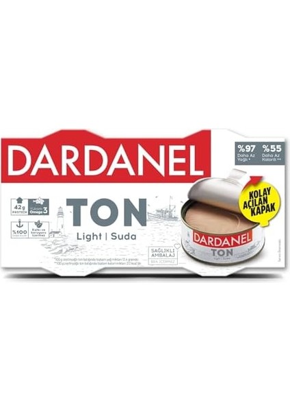 Dardanel Light Ton Balığı 2X140 gr modelleri