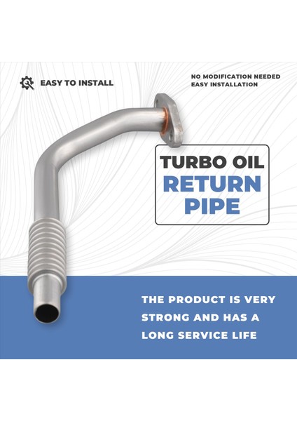 A2740900377 2740900377 Turboşarj Turbo Yağ Dönüş Boru Hortumu Mercedes-Benz C-W205 E-W212 W213 2012-2024 (Yurt Dışından) fırsatları