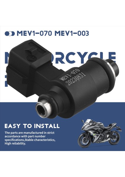 MEV1-070 MEV1-003 110CC-125CC Motosiklet Aksesuarları Için Motosiklet Yakıt Enjektör Nozul (Yurt Dışından) fırsatları