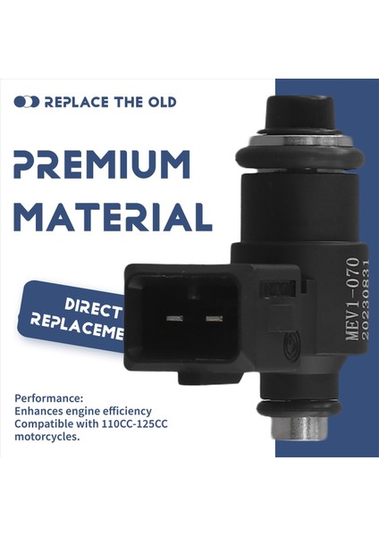 MEV1-070 MEV1-003 110CC-125CC Motosiklet Aksesuarları Için Motosiklet Yakıt Enjektör Nozul (Yurt Dışından) indirimleri