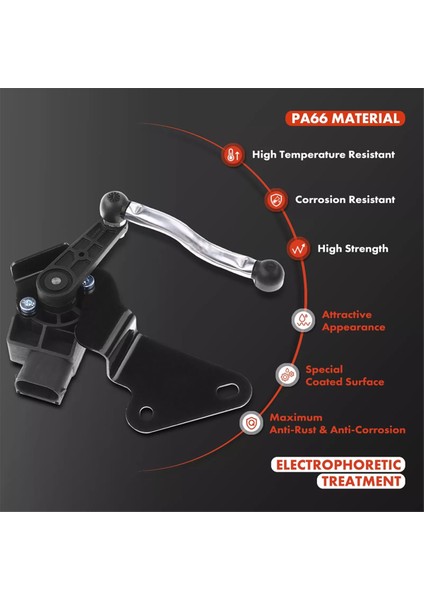 Arka Sol Süspansiyon Sürüş Liği Seviyesi Sensörü 56029617AC Dodge Ram 1500 2013 2014 56029617AA Gövde Sensörü Braketi (Yurt Dışından) fırsatları