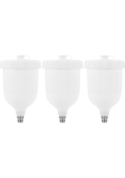 3x Püskürtme Kupası Yedek Pot 600ML Devilbiss Gtı / Tena Prı Flg Yeni (Yurt Dışından)