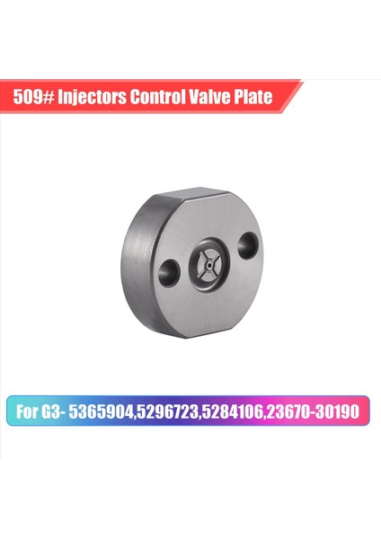 4x Yeni Dizel Enjektör Çözme Kontrol Vanası Plakası 509 Common Rail Enjektör G3- 5365904 5296723 5284106 23670-30190 (Yurt Dışından) fırsatları
