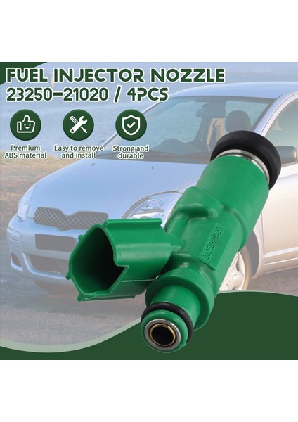 4pcs 23250-21020 Toyota Prius Echo Scion Xa Xb 1 5l Için Yeni Yakıt Enjektör Nozul (Yurt Dışından) fırsatları
