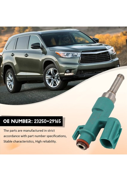 4pcs Yakıt Enjektör Nozeti 23209-29165 23250-29165 Toyota Için (Yurt Dışından) modelleri