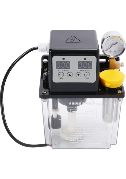 1l Yağlayıcı Pompası Otomatik Yağlama Yağı Pompası Cnc Elektromanyetik Yağlama Pompası Basınç Göstergesi ile (Yurt Dışından)