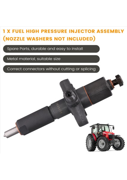 2645664 Motor Aksesuarları Massey Ferguson 283 290 Için Yakıt Basınçlı Common Rail Enjektör Montajı 60H Yükleyici Için (Yurt Dışından) indirimleri
