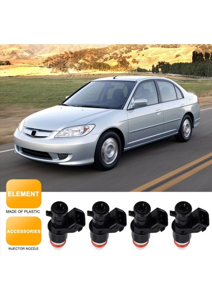 4pcs Honda Civic Için Yakıt Enjektör Nozul 2006-2011 Fit 2009-2013 1 8l 16450-RNA-A01 16450RNAA01 (Yurt Dışından) fırsatları