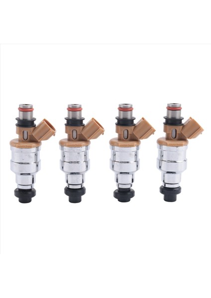 Mazda Miata Için 4pcs Yakıt Enjektör Nozumu 195500-2180 Ford Için Sephia Mercury 8l L4 1955002180 (Yurt Dışından)