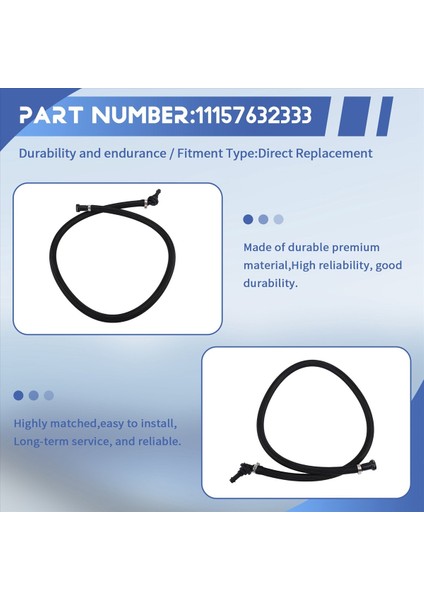 11157632333 Bmw Mini Clubman Için Yeni Hava Havalandırma Hortumu R55 R58 R59 R60 R61 Lcı Cooper S (Yurt Dışından) indirimleri
