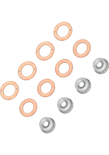 2x Enjektör Mühür Kiti Enjektör Contası 19077-53650 15841-53622 15221-94020 Kubota D1105 V2203 D905 D1005 V3300 V3600 (Yurt Dışından) fırsatları