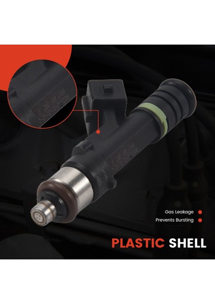 4pcs Yakıt Enjektörleri Meme 0280158099 Opel Vauxhall Antara 2 4 Chevrolet Captiva 2 4l 2008-2010 (Yurt Dışından)