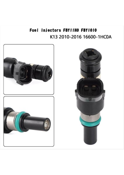 4pcs Yakıt Enjektörleri FBY11H0 FBY1010 Nissan Micra K13 2010-2016 16600-1HC0A (Yurt Dışından)