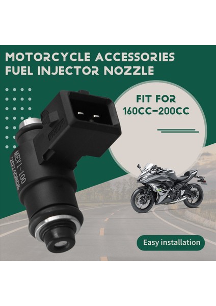 MEV1-100 E0400-08 Iki Delik Motosiklet Yakıt Enjektör Nozumu 160CC-200CC Motosiklet Aksesuarları (Yurt Dışından) fırsatları