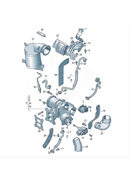 Audi Skoda Volkswagen EA888 06K145725R 06K145725T 06K145701E 06K145721G (Yurt Dışından) indirimleri