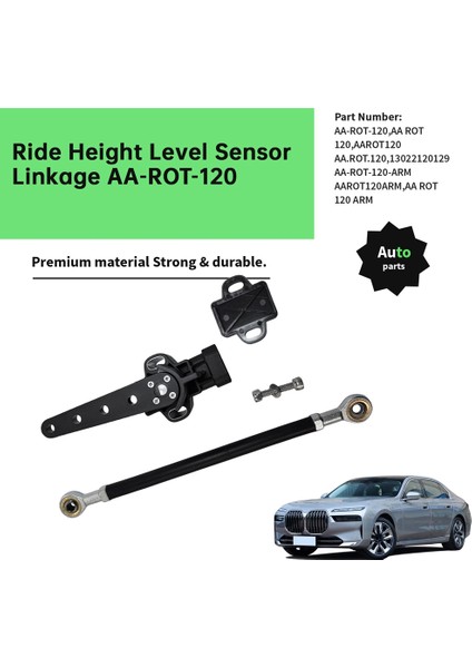 Bmw Acuair Sürüş Seviye Sensörü 13022120129 Için Araba Havası Süspansiyonu Sürüş Liği Seviyesi Sensör Bağlantısı AA-ROT-120 (Yurt Dışından) fiyatları