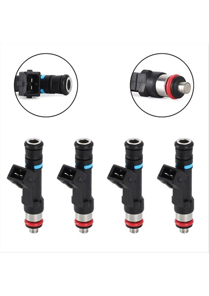 4x Yakıt Enjektörleri 0280158101 Chevrolet Nubira Lacetti J200 1 8l 96487557 (Yurt Dışından)