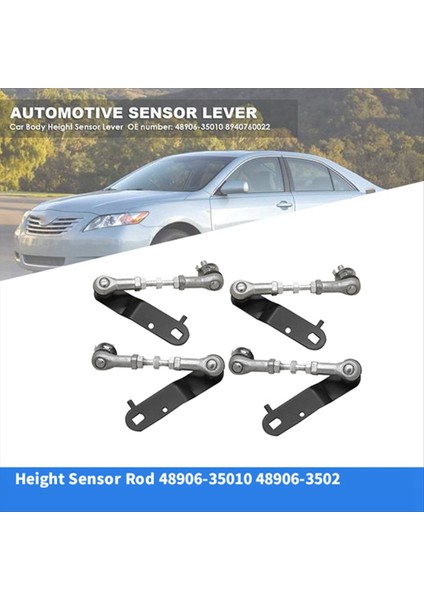 2paır Lik Sensörü Çubuk 48906-35010 48906-3502 Toyota 4runner Lexus GX470 03-09 Arka Lik Kontrol Sensörü Bağlantı (Yurt Dışından) fiyatları