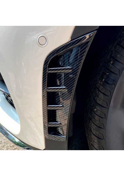 2x Araba Karbon Fiber Abs Ön Tampon Spoiler Yan Kanat Dekoratif Kapak Mercedes Benz Glc Sınıfı GLC260 GLC300 2020 (Yurt Dışından) indirimleri