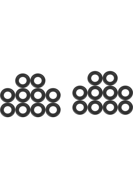 20PCS Siyah Kauçuk Yağ Drenaj Tapası Contaları Yıkayıcı Yedek Gm 12616850 3536966 097-119 (Yurt Dışından)
