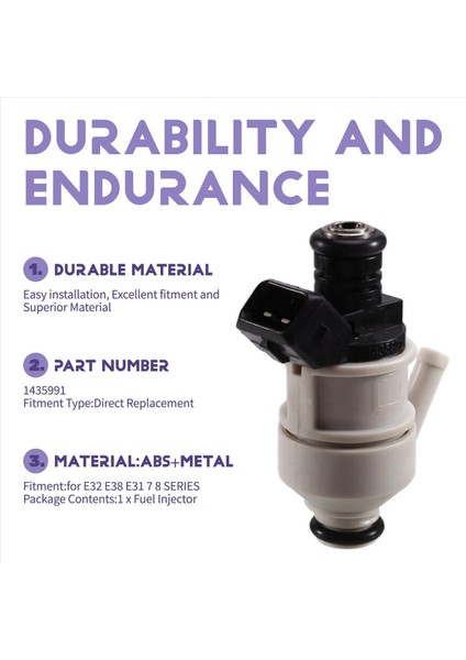 1435991 Bmw E32 E38 E31 7 8 Serisi Için Yakıt Enjektörü (Yurt Dışından) modelleri