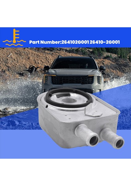 2 Pcs Kia Optima Için Motor Yağı Soğutucu Sorento Sportage 2 0l 2 4l 2016-2020 Parça Numarası 264102G001 26410-2G001 (Yurt Dışından) indirimleri