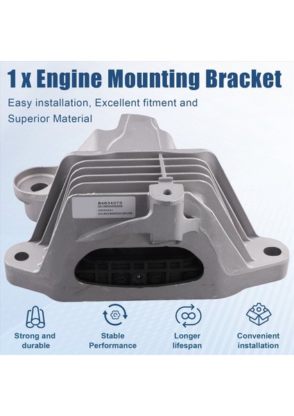 84034273 Araba Motor Montajı Şanzıman Montajı Kauçuk Chevrolet Malibu 2016-2018 (Yurt Dışından) fırsatları