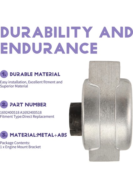 1692400518 Araç Arka Sol Motor Montaj Braket Motor Montaj Braketi Mercedes Benz A-Serisi B Sınıfı W169 W245 (Yurt Dışından) indirimleri