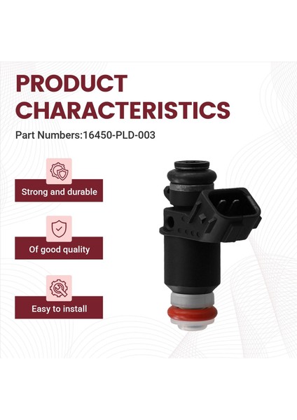 16450-PLD-003 Honda Civic Acura El 1 7l 2001-2005 Için Yeni Yakıt Enjektör Nozeti (Yurt Dışından) modelleri