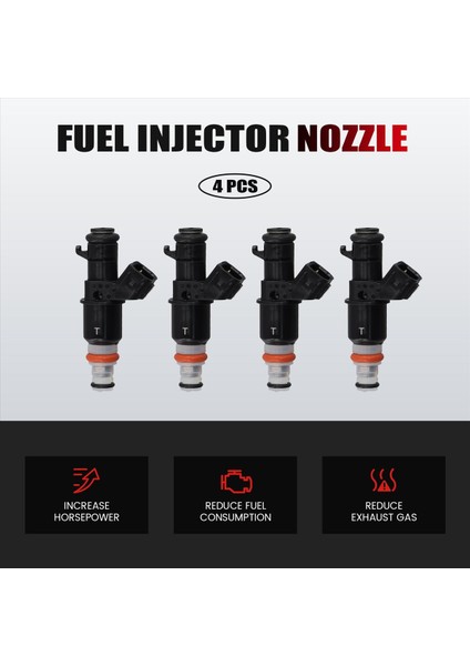 4pcs 16450-PRB-A01 Acura 02-04 Rsx Tip-S 2 0l K20A2 Için Yeni Yakıt Enjektör Nozul (Yurt Dışından) modelleri